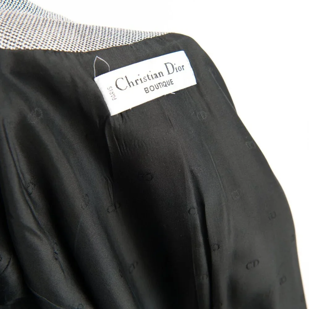 Vintage 90s Christian Dior Skirt Suit Circa 1996 / 1997
